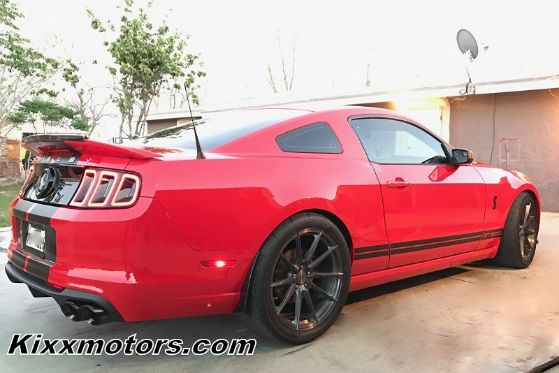 20" Ford Mustang Shelby GT500 with Vertini RF1.1 Forged Black Wheels