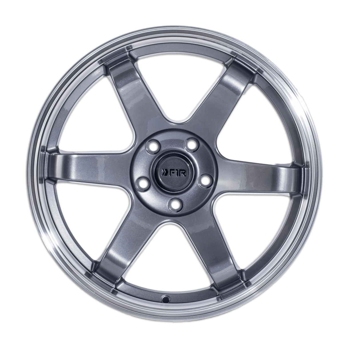 F1R F106 Gunmetal / Polished Lip – Kixx Motorsports