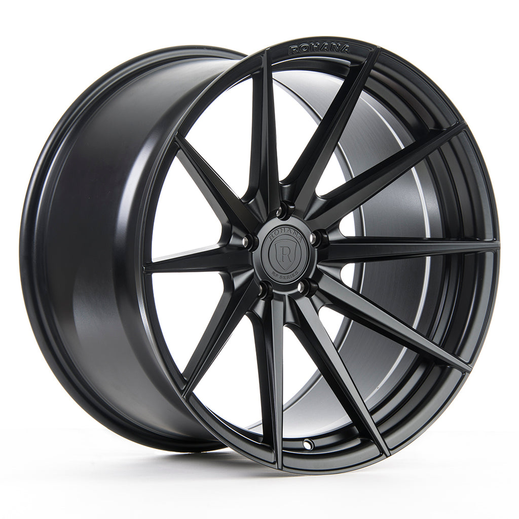 Rohana RFX1 Matte Black Concave Forged Wheels