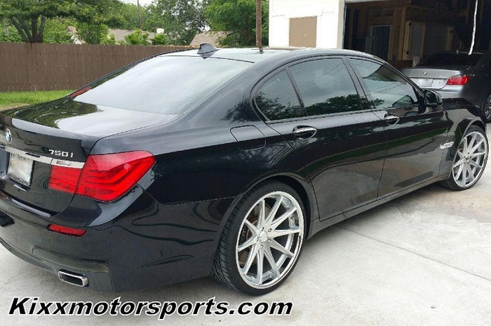 BMW 750i with 22" Silver Concave Wheels