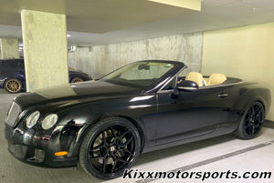 Bentley GT with 22 inch Rohana RFX11 Forged concave staggered wheels custom rims. By Kixx Motorsports www.kixxmotorsports.com M