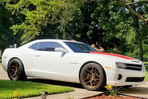 Chevrolet Camaro SS with 20" Staggered Rohana RFX11 Bronze Forged Concave Wheels Rims by Kixx Motorsports https://www.kixxmotorsports.com