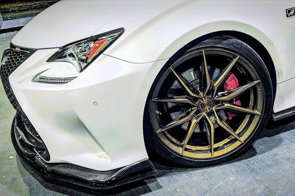 Lexus RC350 F Sport with our 20" Rohana RFX13 Bronze Forged Concave Staggered Wheels