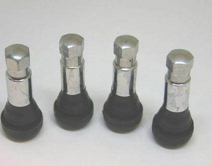 Tire Valve Stems - Set of 4 - Chrome