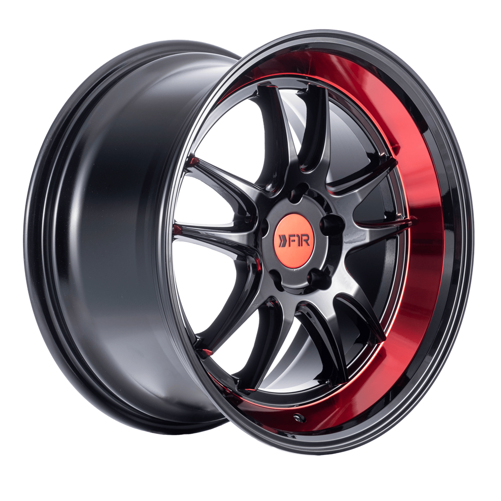 F1R F102 Gloss Black Red Lip