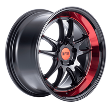 F1R F102 Gloss Black Red Lip