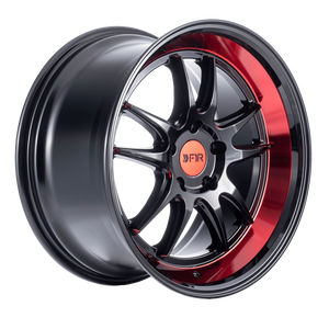 F1R F102 Gloss Black Red Lip