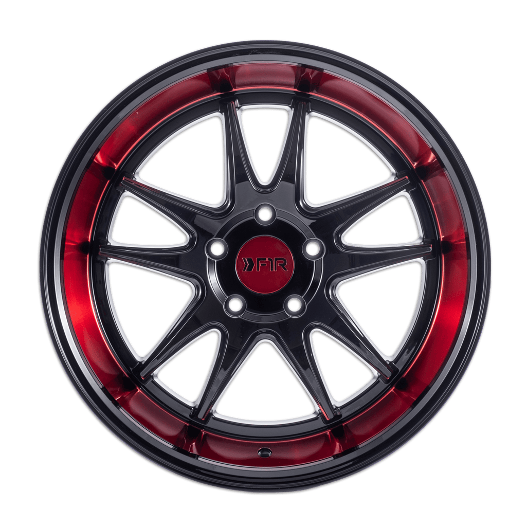 F1R F102 Gloss Black Red Lip