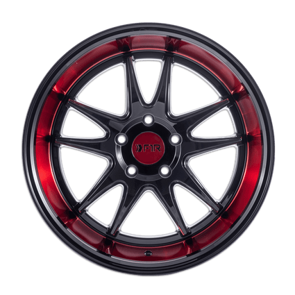 F1R F102 Gloss Black Red Lip