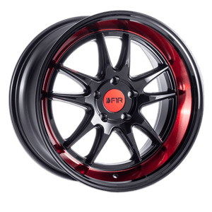 F1R F102 Gloss Black Red Lip