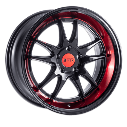 F1R F102 Gloss Black Red Lip