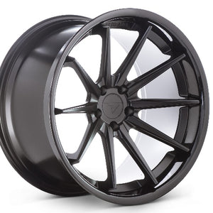 Ferrada FR4 Matte Black / Gloss Black Lip