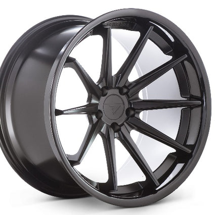 Ferrada FR4 Matte Black / Gloss Black Lip