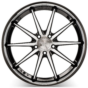 Ferrada FR4 Machine Black / Chrome Lip