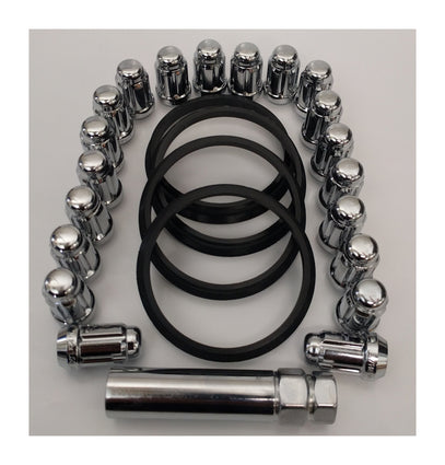 Tuner Spline Lug Nut Set - Chrome