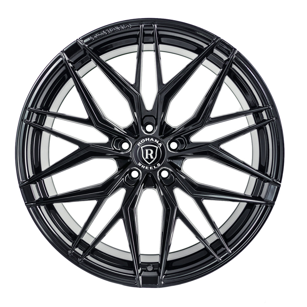 Rohana RFX17 20x10 GLOSS BLACK