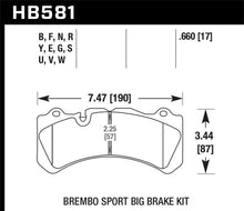 Hawk Brembo Rear BBK DTC-60 Brake Pads