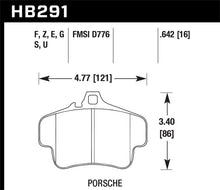 Hawk 98 Porsche 911 Targa Blue 9012 Race Front Brake Pads