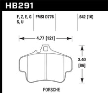Hawk Porsche GT3 DTC-60 Race Rear Brake Pads