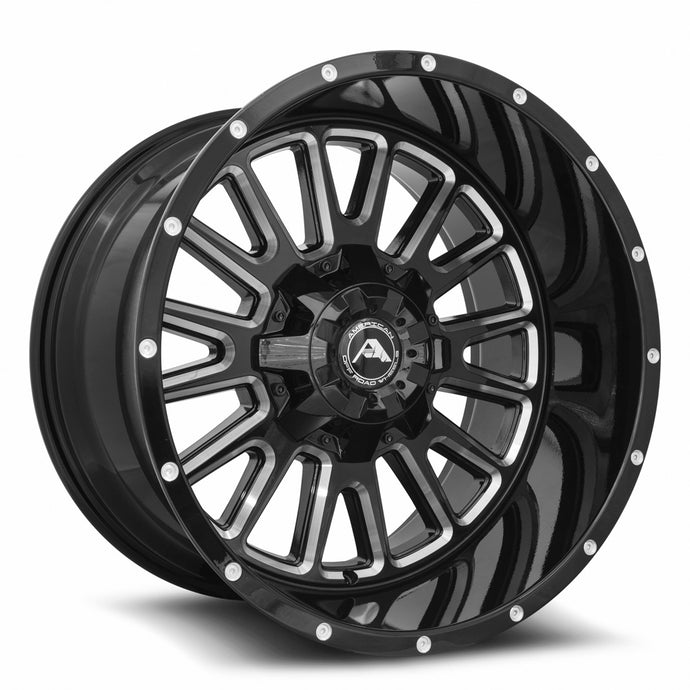 American Off-Road A106 Black Milled Spoke