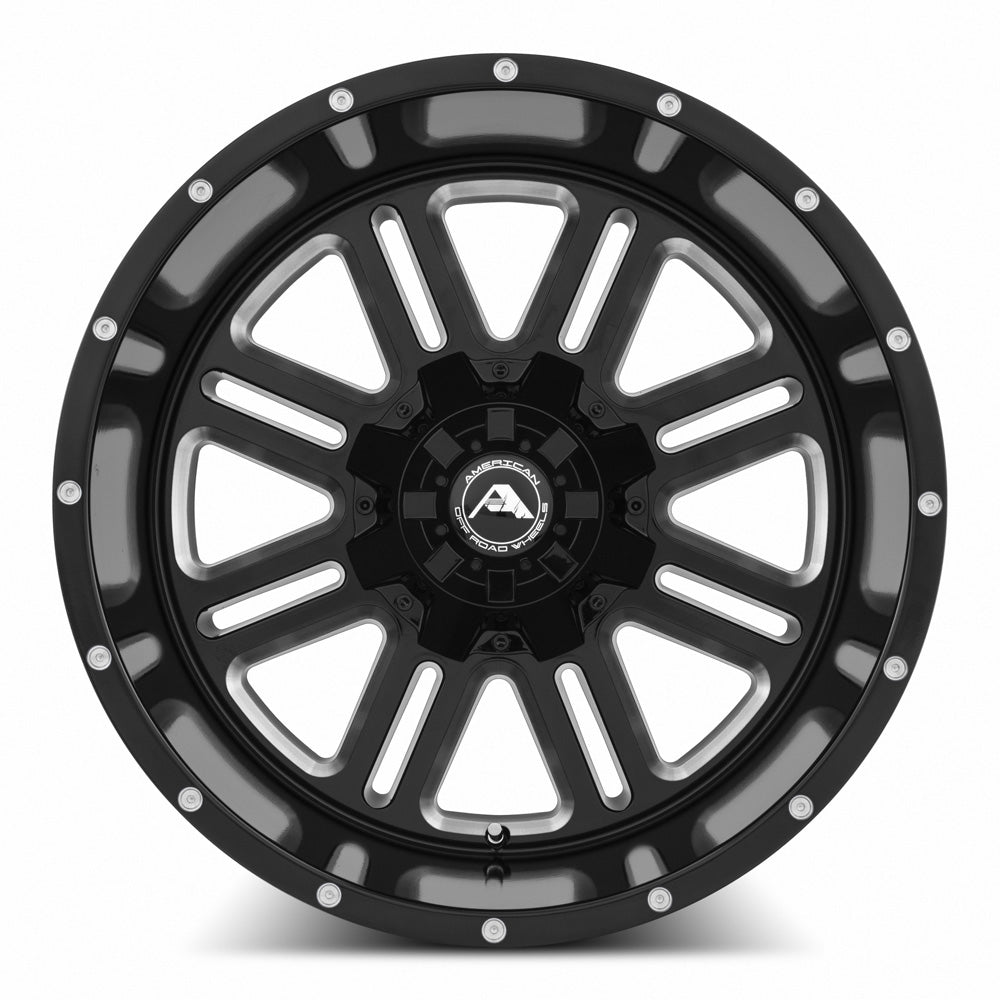 American Off-Road A106 Black Milled Spoke