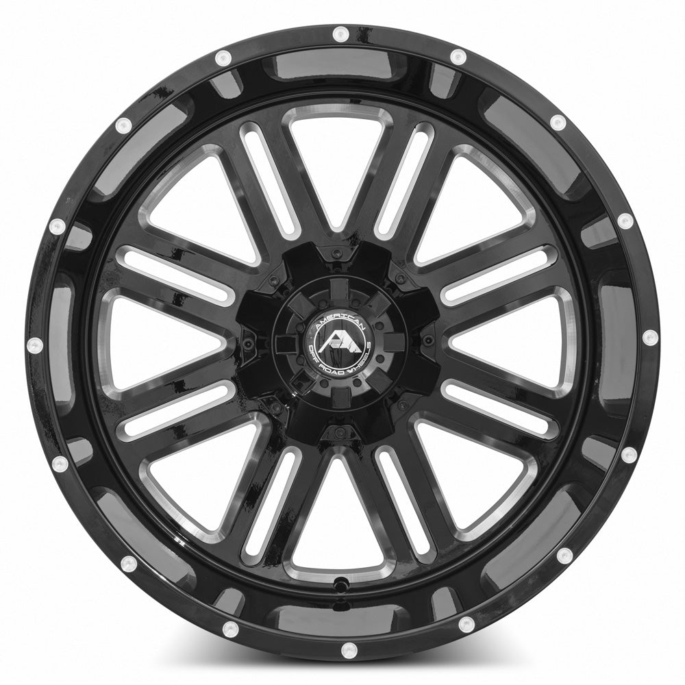 American Off-Road A106 Black Milled Spoke