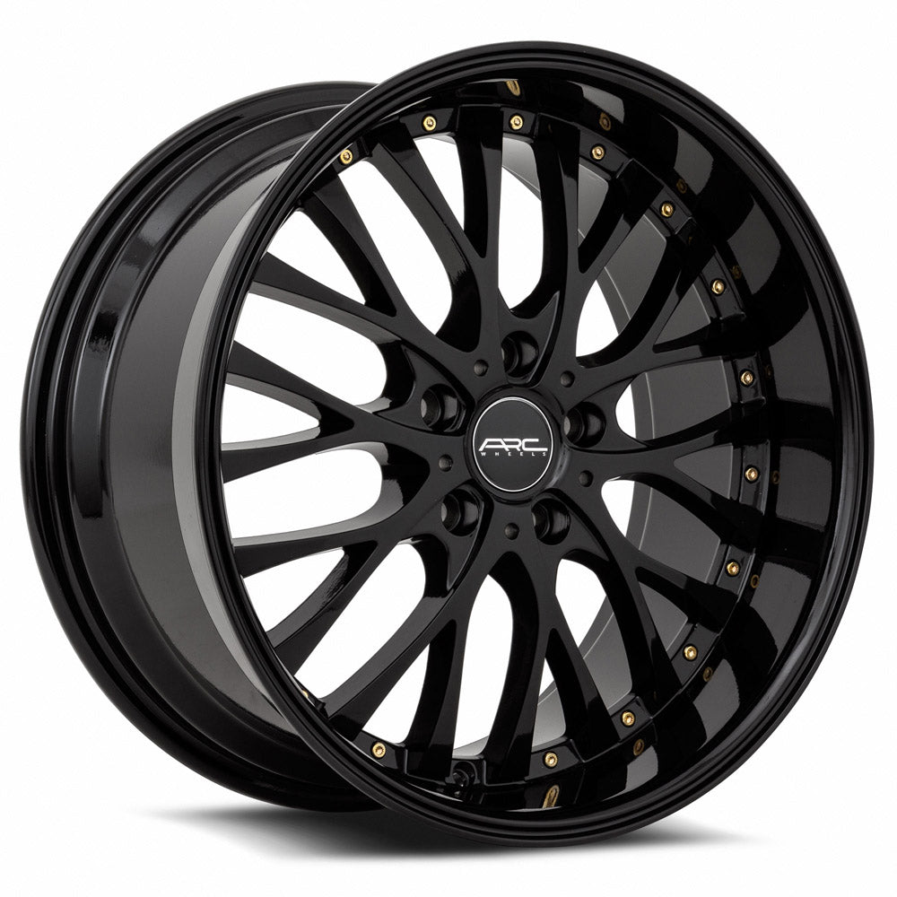 ARC AR6 All Black Gold Rivet