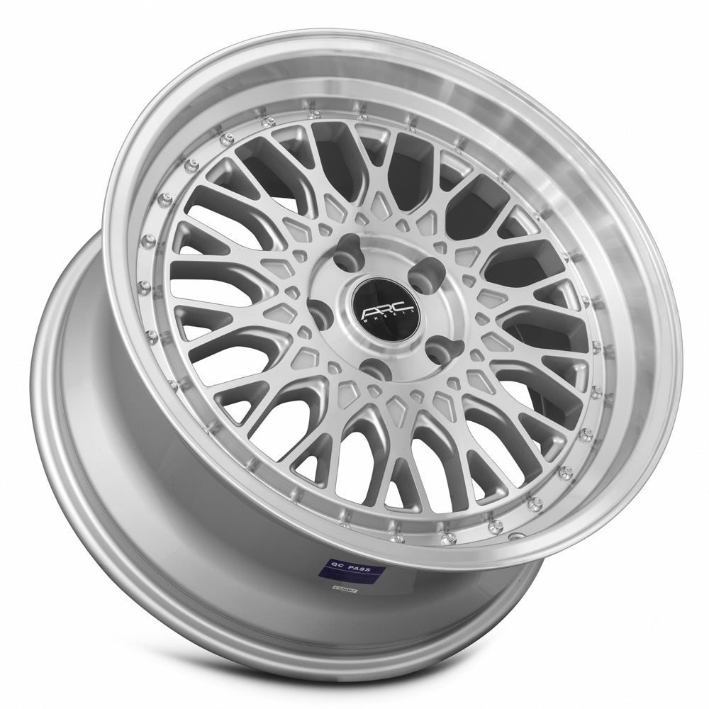 ARC AR1 Silver Machine Face Lip Chrome Rivet