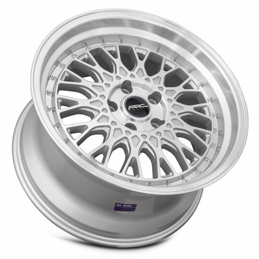 ARC AR1 Silver Machine Face Lip Chrome Rivet