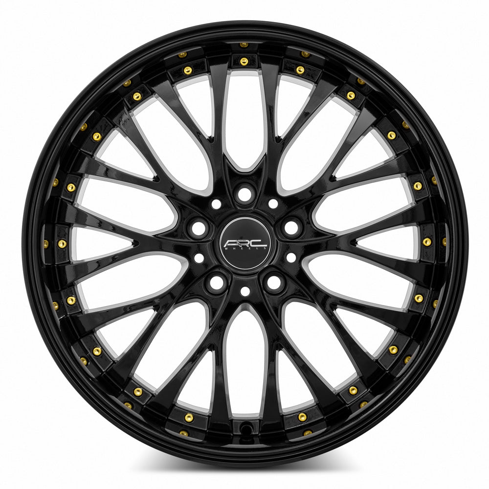 ARC AR6 All Black Gold Rivet