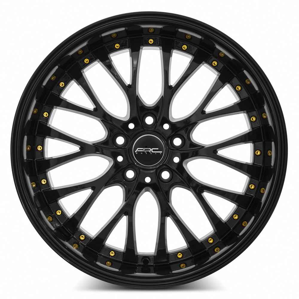 ARC AR6 All Black Gold Rivet