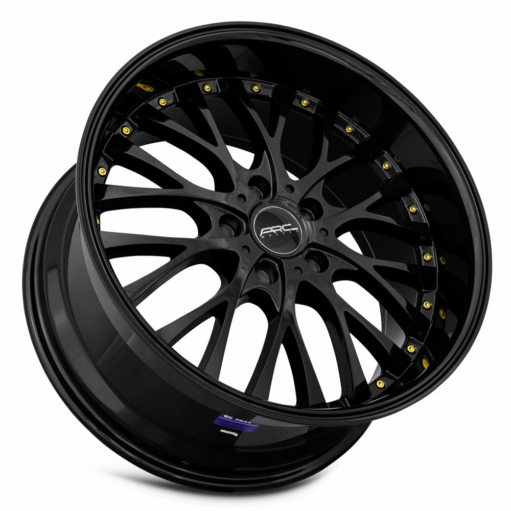 ARC AR6 All Black Gold Rivet
