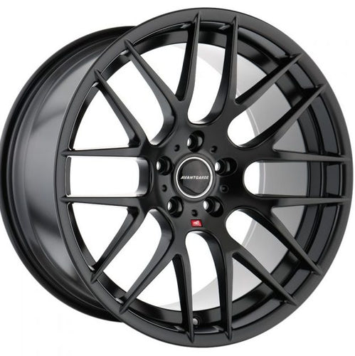 19x9 Avant Garde M359 Black concave wheels by www.kixxmotorsports.com.