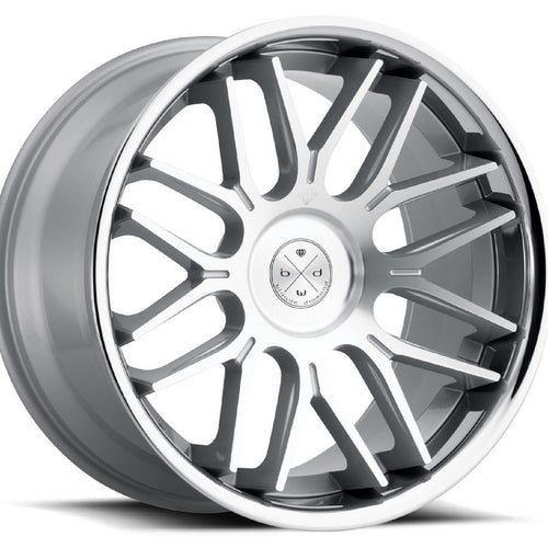 22x9 Blaque Diamond BD27 Silver w/chrome lip concave wheels rims by Kixx Motorsports https://www.kixxmotorsports.com 7