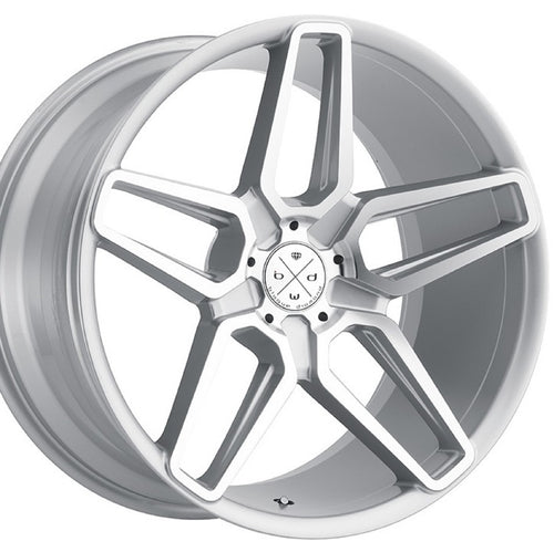 22x9 Blaque Diamond BD-17-5 Machine Silver concave wheels by Kixx Motorsports https://www.kixxmotorsports.com 1