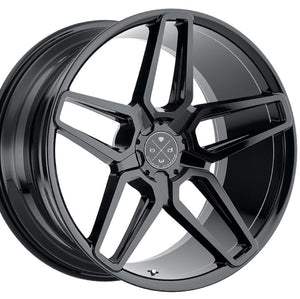 22x9 Blaque Diamond BD17 Gloss Black concave wheels rims by Kixx Motorsports https://www.kixxmotorsports.com 1