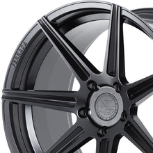 20 inch Ferrada F8-FR7 Black concave staggered wheels custom rims for Chevrolet Corvette C7 Z06, ZR1, Grand Sport, Nissan 350Z, 370Z. By Kixx Motorsports https://www.kixxmotorsports.com/products/20-full-staggered-set-ferrada-f8-fr7-20x9-20x11-5-matte-black-wheels