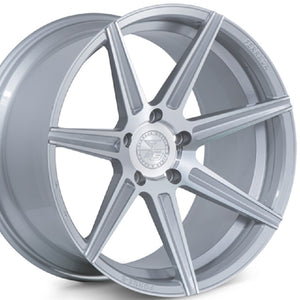 20x10 20x11.5 Ferrada F8-FR7 Silver concave staggered wheels rims for Dodge Charger, Challenger. By Kixx Motorsports https://www.kixxmotorsports.com/products/20-full-staggered-set-ferrada-f8-fr7-20x10-20x11-5-machine-silver-wheels