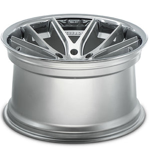 22" Ferrada FR2 Silver concave wheels rims by Kixx Motorsports https://www.kixxmotorsports.com/products/22-full-staggered-set-ferrada-fr2-22x9-22x10-5-machine-silver-w-chrome-lip-wheels