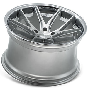 22" Ferrada FR2 Silver concave wheels by Kixx Motorsports https://www.kixxmotorsports.com/products/22-full-staggered-set-ferrada-fr2-22x9-22x10-5-machine-silver-w-chrome-lip-wheels