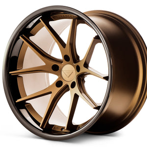 20" Ferrada FR2 Bronze concave wheels rims by KIXX Motorsports https://www.kixxmotorsports.com/products/20-full-staggered-set-ferrada-fr2-20x10-5-20x11-5-matte-bronze-w-gloss-black-lip-wheels