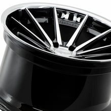 22x9 Ferrada FR4 Machine Black concave wheels by Authorized Ferrada Wheel Dealer Kixx Motorsports https://www.kixxmotorsports.com/products/22x9-ferrada-fr4-machine-black-w-chrome-lip-wheel