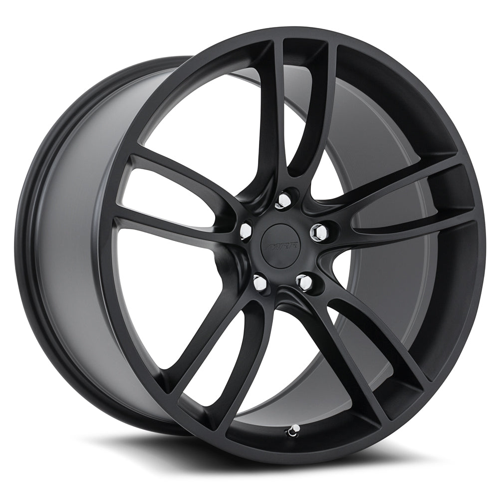 MRR M600, 19x10, 5x114.3, 35ET, Matte Black fit Mustang