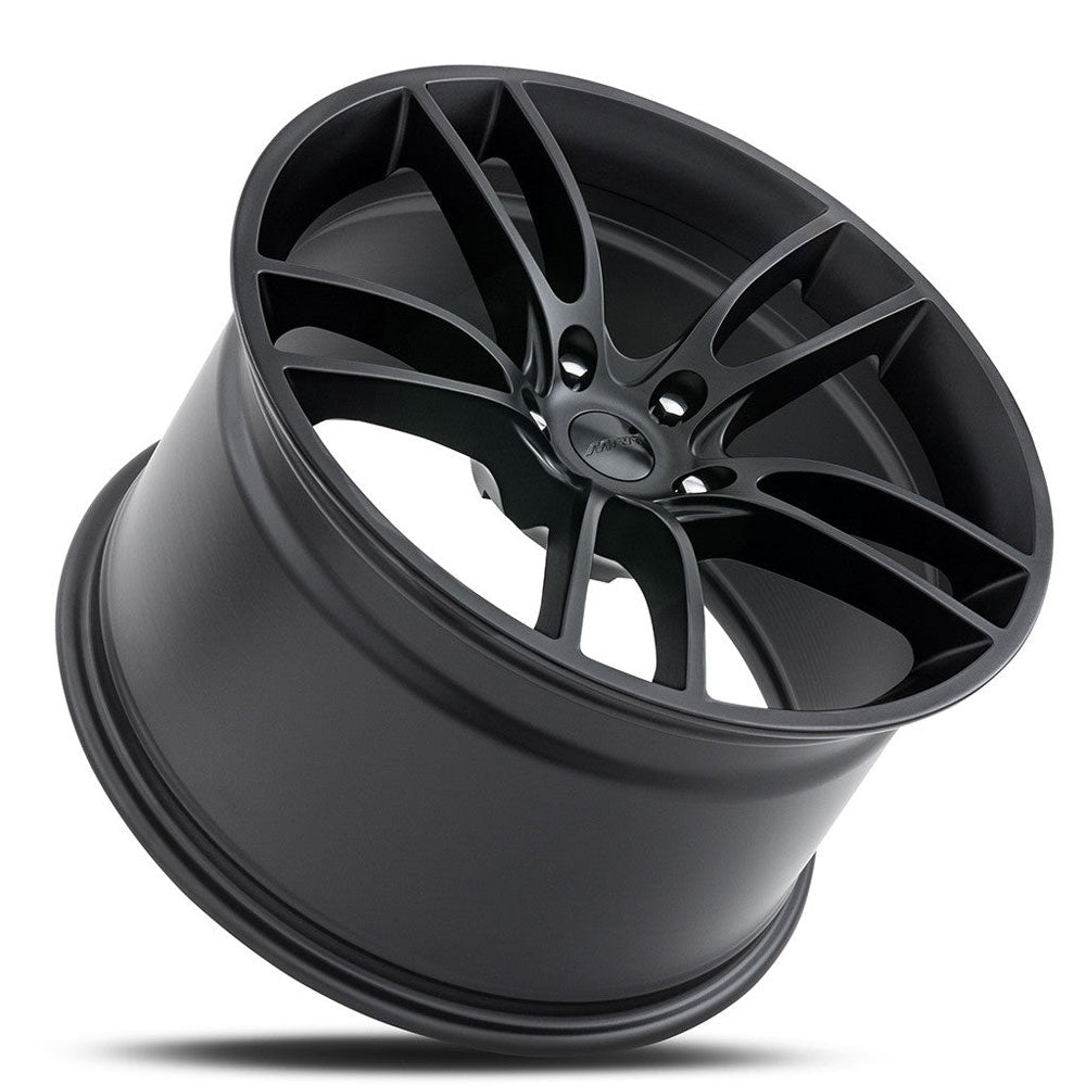 MRR M600, 19x10, 5x114.3, 35ET, Matte Black fit Mustang