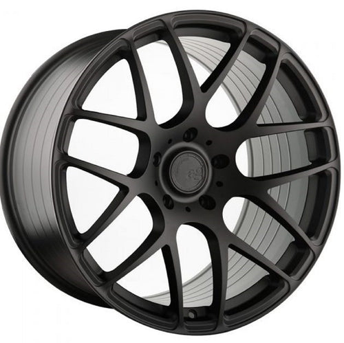 19x9.5 Avant Garde AG M610 Forged Black concave wheels. Staggered rims by KIXX Motorsports https://www.kixxmotorsports.com