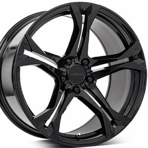  20" MRR M017 Gloss Black Concave Staggered Wheels Rims 20x10 20x11 for Chevy Camaro by Kixx Motorsports https://www.kixxmotorsports.com 8