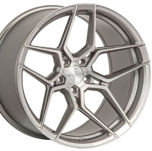 19/20 Rohana RFX11 Titanium Silver forged wheels rims for Chevrolet Corvette C7 Z51 Stingray. By Kixx Motorsports www.kixxmotorsports.com