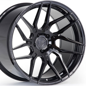 19" Rohana RFX7 Black Concave Rotary Forged Wheels by https://www.kixxmotorsports.com/products/20-full-staggered-set-rohana-rfx7-19x8-5-19x9-5-gloss-black-rotary-forged-wheels