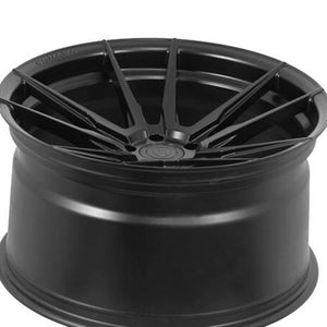 20" Rohana RF2 Matte Black Concave Wheels by www.kixxmotors.com Authorized Dealer