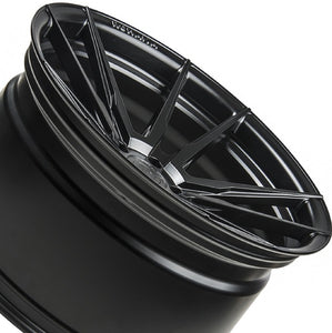 20" Rohana RF2 Black Concave Wheels Fits Missan GTR, Chevy Corvette C6 Z06, C7 Z06, Grandsport by Kixx Motorsports https://www.kixxmotorsports.com/products/20-full-staggered-set-rohana-rf2-20x10-20x12-matte-black-wheels-rotary-forged 4